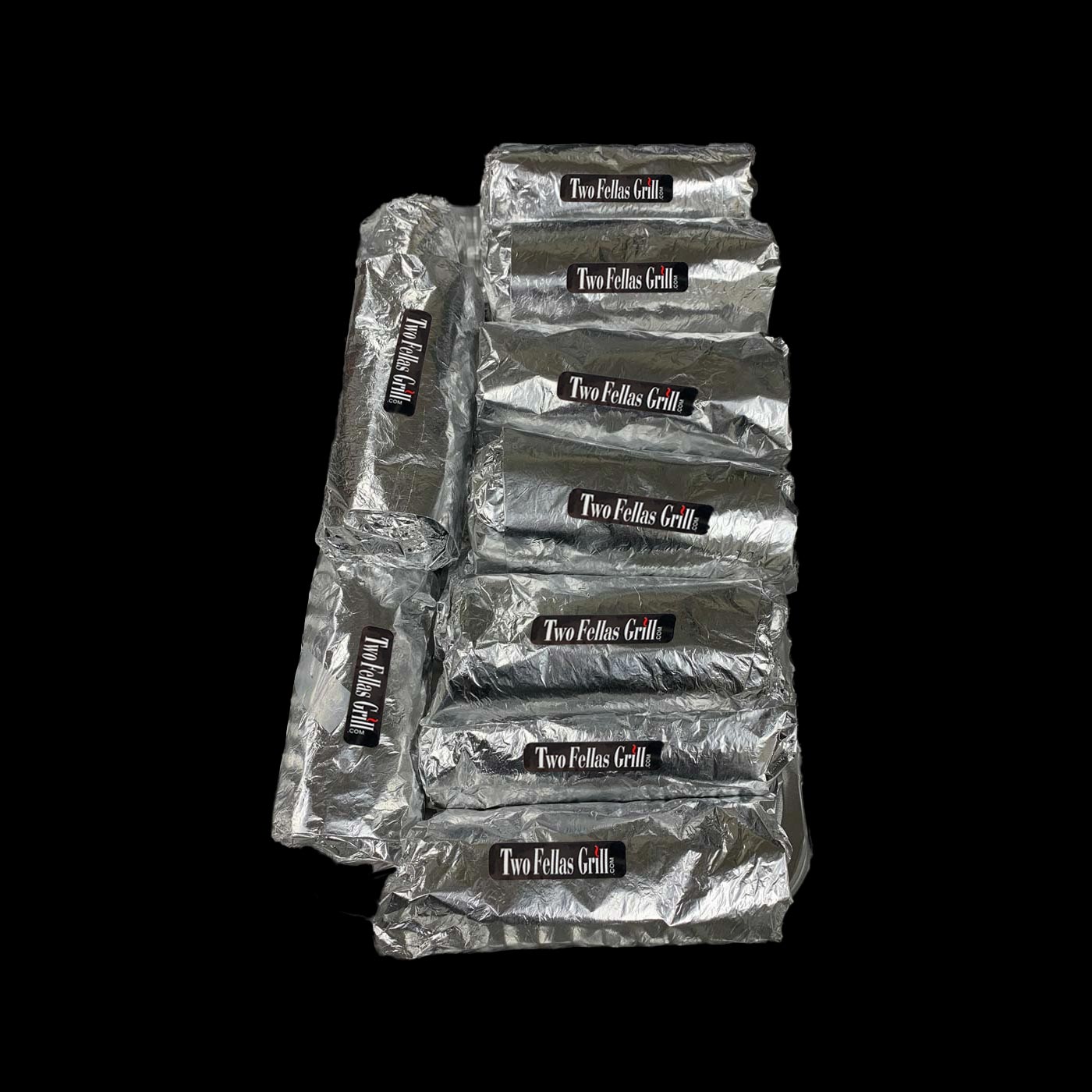 mini wraps in foil
